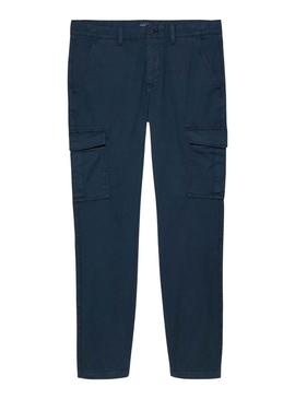 Calça Tommy Jeans Austin azul marinho para homem.