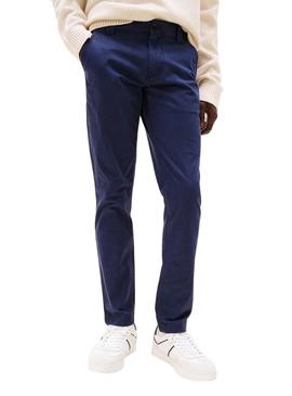 Calça Tommy Jeans Scanton azul marinho para homem
