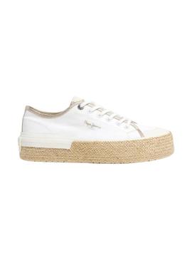 Tênis Pepe Jeans Samoi branco para mulher