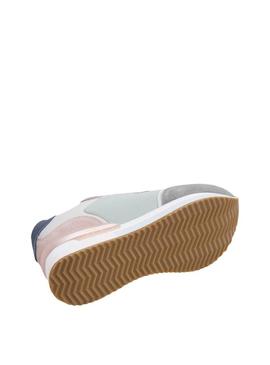 Sapatilhas Pepe Jeans Rusper Class turquesa para mulher