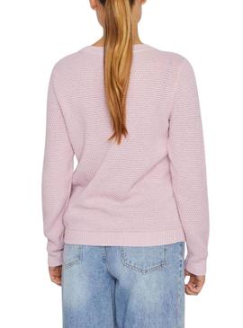 Camisola rosa Vila Vidalo para mulher.
