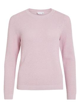 Camisola rosa Vila Vidalo para mulher.