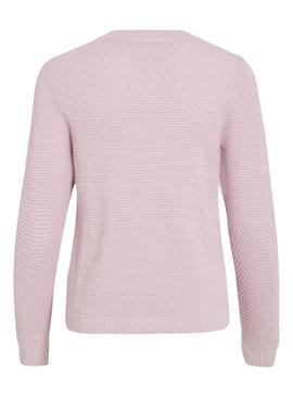 Camisola rosa Vila Vidalo para mulher.