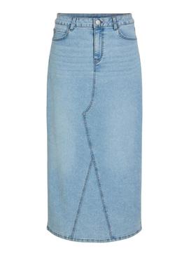 Saia Vila Vinus denim para mulher.