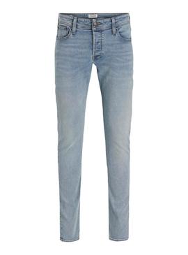 Calça jeans Jack and Jones Gleen denim para homens.