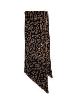 Cachecol Pieces Pyron animal print para mulher