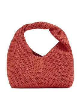 Bolsa Ecoalf Tikaalf mini coral para mulher.