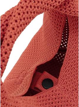 Bolsa Ecoalf Tikaalf mini coral para mulher.