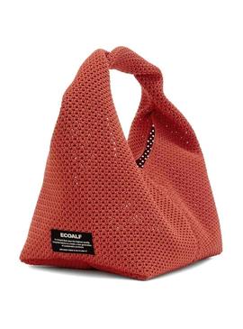 Bolsa Ecoalf Tikaalf mini coral para mulher.