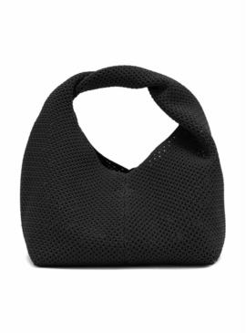 Bolsa Ecoalf Tikaalf mini preta para mulher