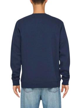 Moletom Only and Sons Dawson azul marinho para homem.