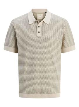 Camisa de malha cinza Jack and Jones