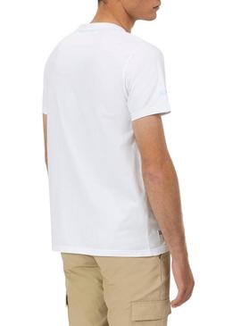 Camiseta El Pulpo Remos branca para homem