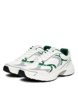 Sapatilhas Tommy Jeans Archive verde para homem.