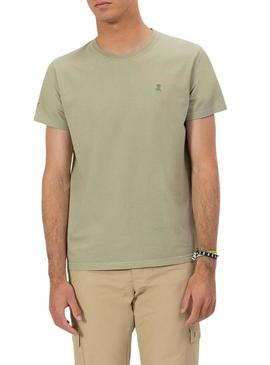 Camiseta El Pulpo Logo verde para homem