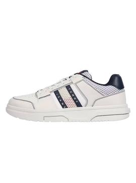 Sapatilhas Tommy Jeans Brooklyn branco para homem