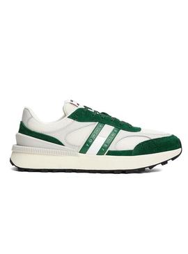 Sapatilhas Tommy Jeans Technical verdes para homem