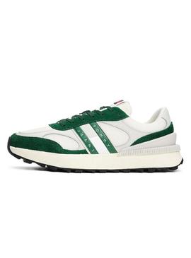 Sapatilhas Tommy Jeans Technical verdes para homem