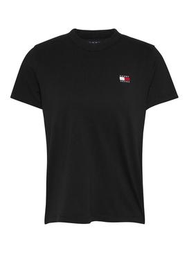 Camisa Tommy jeans Reg preta para mulher