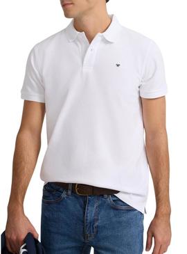 Polo Silbon básico branco para homem