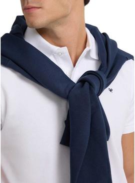 Polo Silbon básico branco para homem