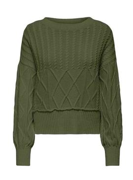 Camisola feminina verde Kaya Only.