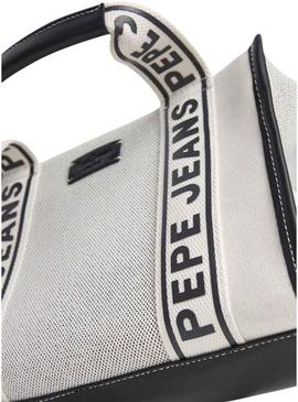 Bolsa Pepe Jeans Zadie Merit bege para mulher