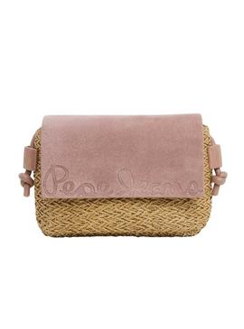 Bolsa Pepe Jeans Barker Sweet rosa para mulher