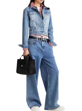 Bolsa Tommy Jeans Daily Mini preta para mulher
