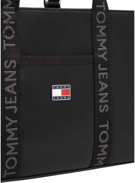 Bolsa Tommy Jeans Daily Elevated preta para mulher
