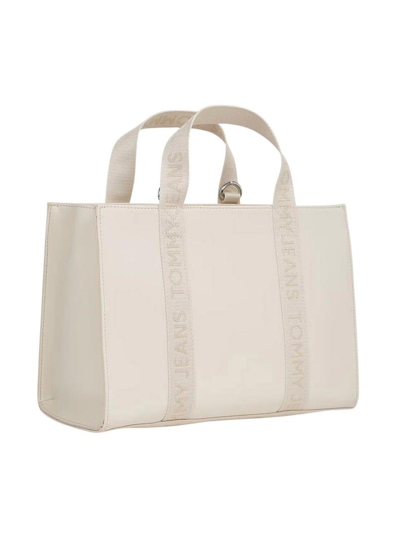 Bolsa Tommy Jeans Daily Elevated bege para mulheres