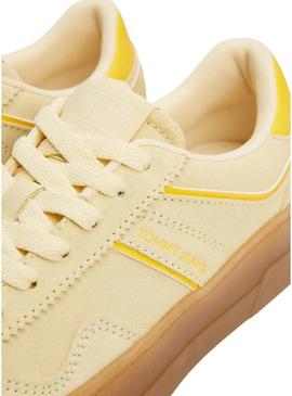 Sapatilhas Tommy Jeans The Greenwich Platform amarelo para mulher.