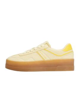 Sapatilhas Tommy Jeans The Greenwich Platform amarelo para mulher.