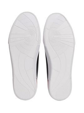 Sapatilhas Tommy Hilfiger Core Corporate azul-marinho para homem.