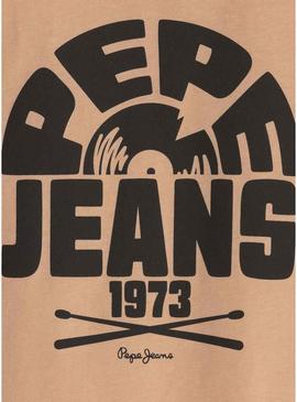 Camiseta Pepe Jeans Griffith laranja para criança