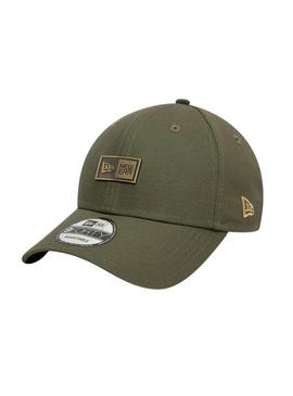 Boné New Era Badge verde para homem