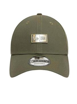 Boné New Era Badge verde para homem