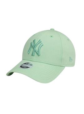 Boné New Era NOS league verde menta para mulher.
