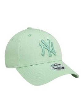 Boné New Era NOS league verde menta para mulher.
