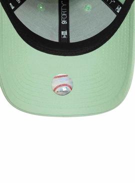 Boné New Era NOS league verde menta para mulher.