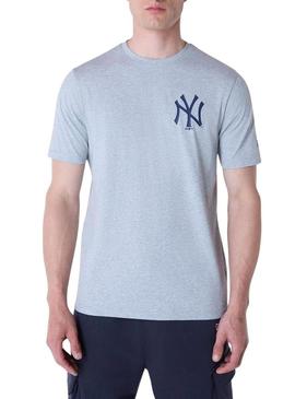 Camiseta New Era Yankees cinza para homem