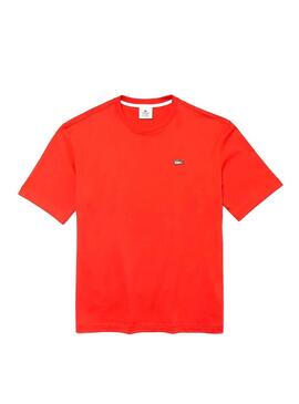 T-Shirt Lacoste Live Vermelho Para Homem
