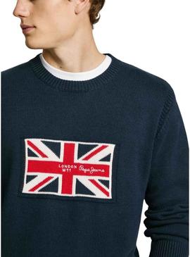 Camisola Pepe Jeans Union azul marinho para homem