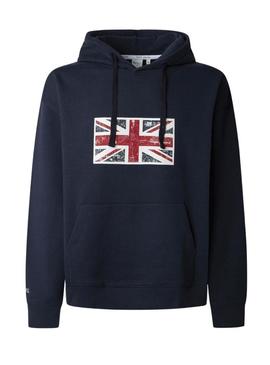 Moletom Pepe Jeans Union azul marinho para homem