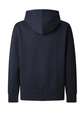 Moletom Pepe Jeans Essential azul marinho para homem