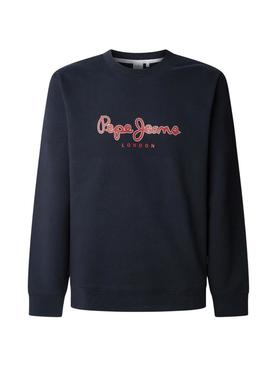 Moletom Pepe Jeans Duke azul marinho para homem