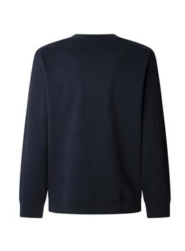 Moletom Pepe Jeans Duke azul marinho para homem
