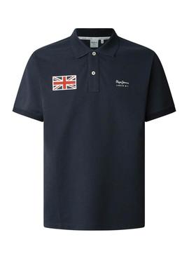Camisa Polo Pepe Jeans Union Polo azul marinho para homem