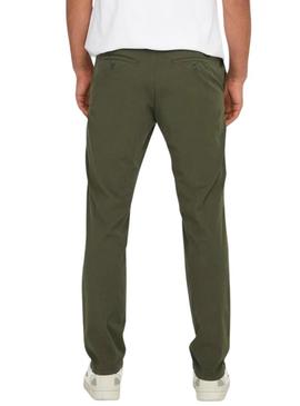 Calça Only and Sons Free verde para homem