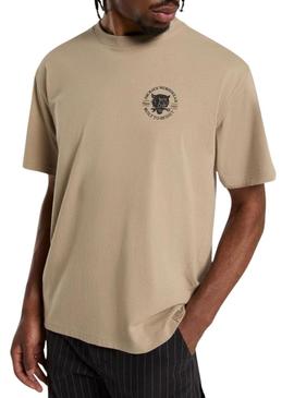 Camiseta Dickies Wrench bege para homem.